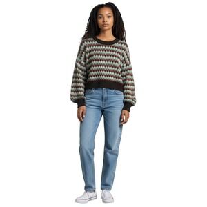 Cider Granny Knit Cropped Sweater Womens M Cottagecore Boho Hippie 60s 70s Retro